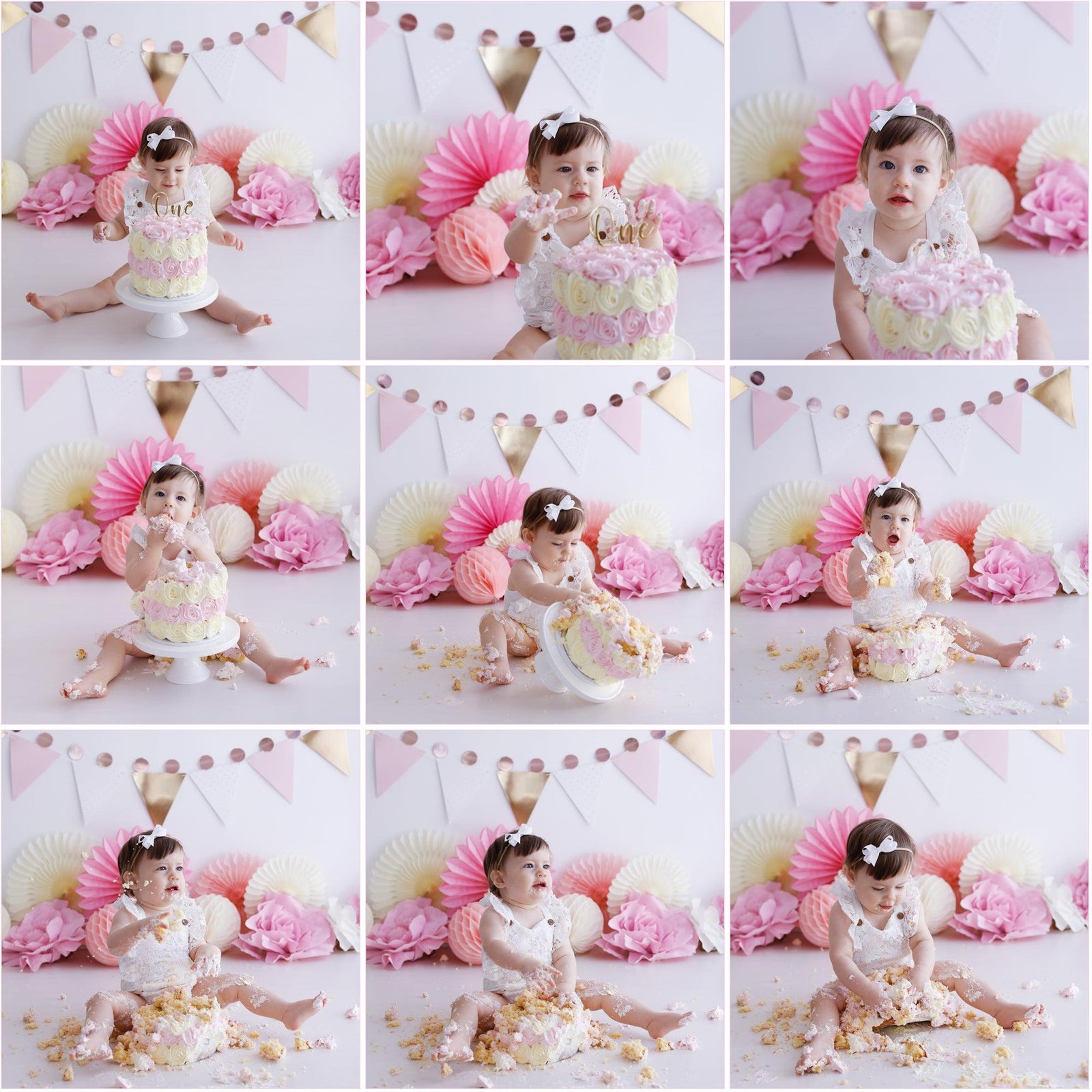 Cake Smash Session - 12 Digital Images - Melissa Larson Photography